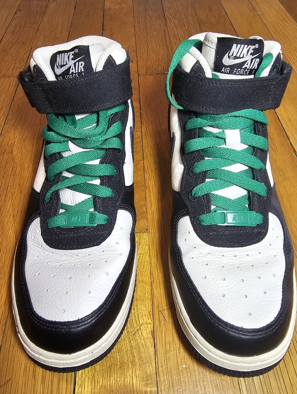 Nike Air Force 1 Mid By You Sneakers Black Green Women’s Size 8